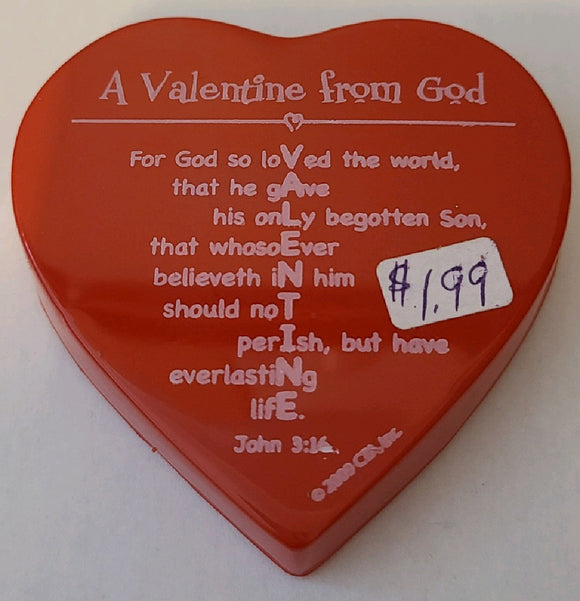 A Valentine from God - Children's momento
