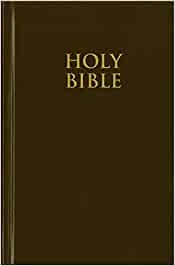 NIV, Pew Bible, Hardcover, Brown Hardcove