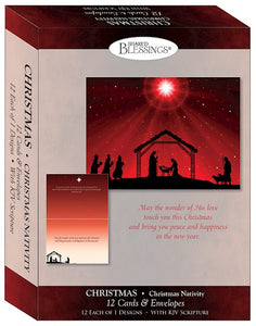 Card-Boxed-Christmas Nativity (Box Of 12)