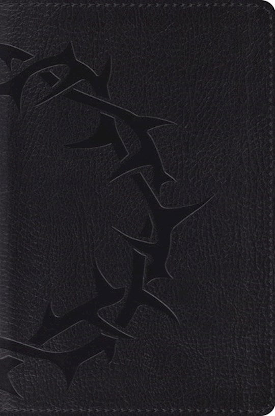 ESV Value Compact Bible - Charcoal Crown Design TruTone