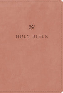 ESV Large Print Compact Bible-Blush Rose TruTone