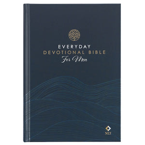 Devotional Bible NLT For Men-Hardcover-Black