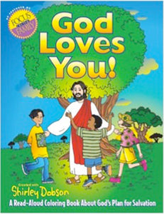 God Loves You Coloring Book A Read-Aloud Coloring Book About God's Plan For Salvation