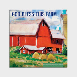 2025 Wall Calendar-God Bless This Farm