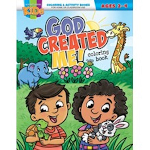 God Created Me! Coloring Activity Book (Ages 2-4)