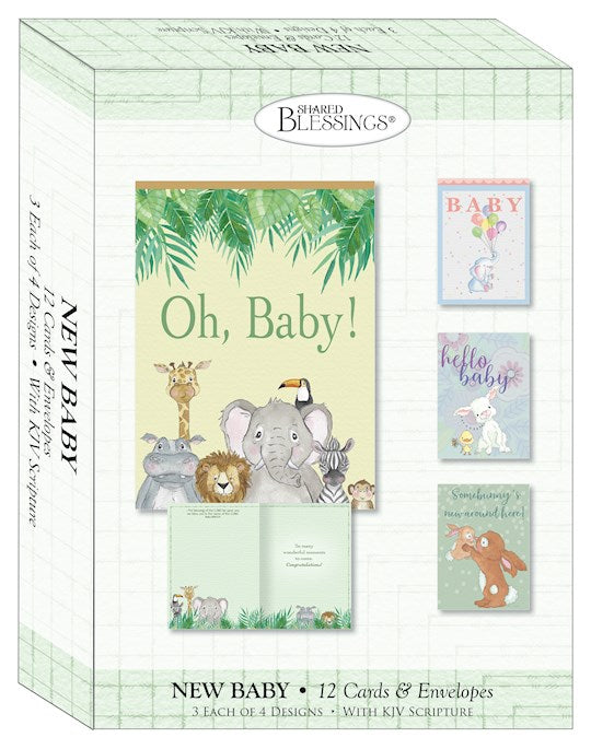 Card-Boxed-Shared Blessings-Hello Baby! (Box Of 12)
