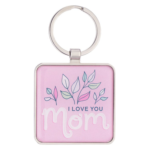 Keychain-I Love You Mom-1 Cor. 13:4