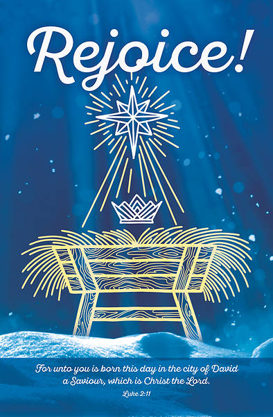 Bulletin- Rejoice Luke 2:11 (100 pkg)