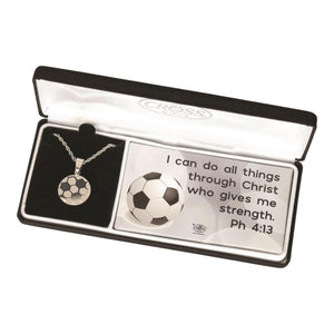 Soccer Necklace 16-18" Ch