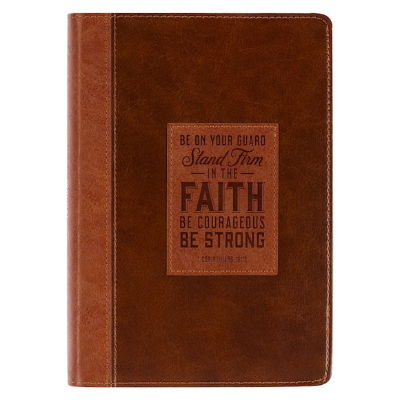 Journal-Classic LuxLeather-Stand Firm In The Faith 1 Cor. 16:13
