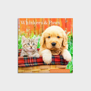 2025 Mini Wall Calendar-Whiskers & Paws