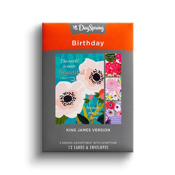 Card-Boxed-Birthday-Close Up Floral
