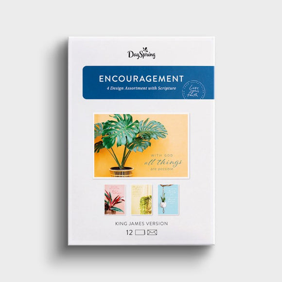 Card-Boxed-Encouragement-House Plants (Box Of 12)