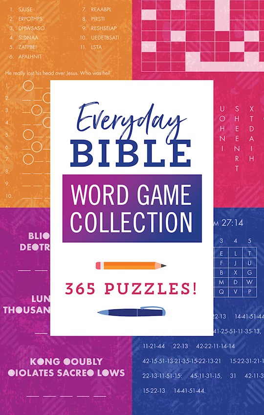 Everyday Bible Word Game Collection 365 Puzzles!