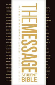 The Message Student Bible-Hardcover