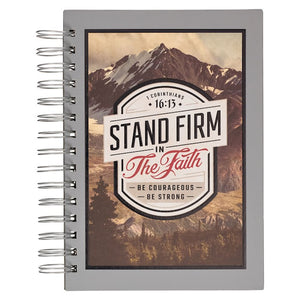 Journal-Wirebound-Gray-Stand Firm-Cor. 16:13