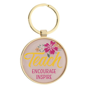 Keychain-Teach Encourage Inspire-Zeph. 3:17