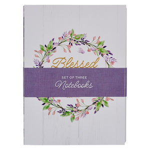 Notebook Set-Large-Lord's Mercies-Lam. 3:22-23 (Set Of 3)