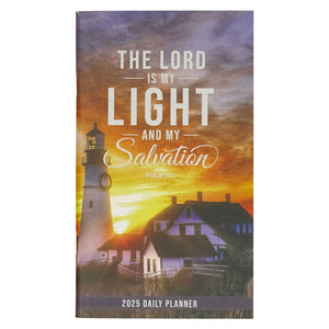 2025 Small  Daily Planner The Lord is My Light