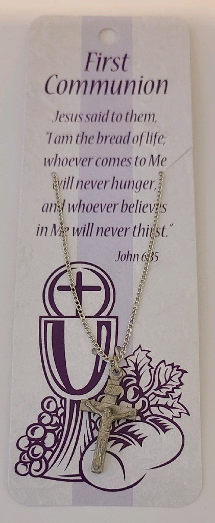First Communion Necklace and Bookmark