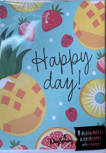 Happy Day Blank Note cards