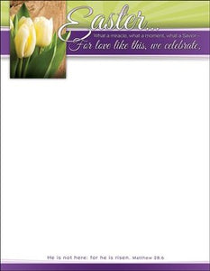 Easter...For Love like this... Letterhead