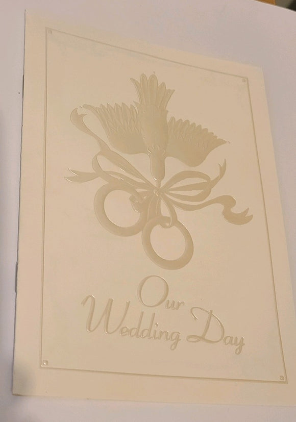 Our Wedding Day Momento Card