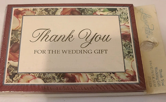 Wedding Gift Thank You Cards