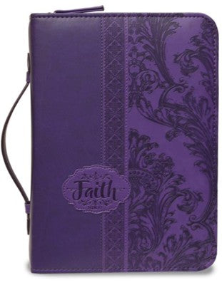 Medium Purple FAITH Bible Cover