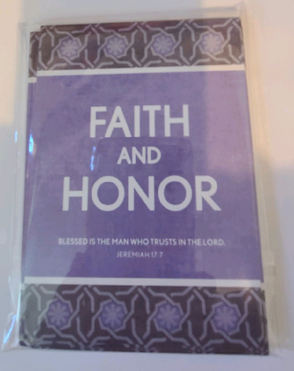 Notecards - Faith and Honor - Blank