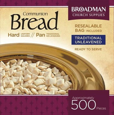 Communion Bread - Hard Squares - 500 count