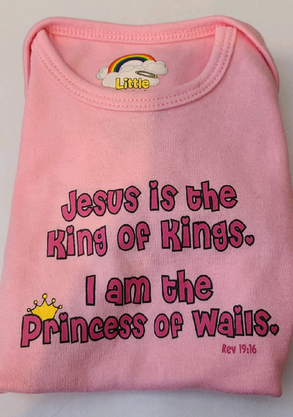 Onesie - Jesus is the King of Kings... 3-6 Months