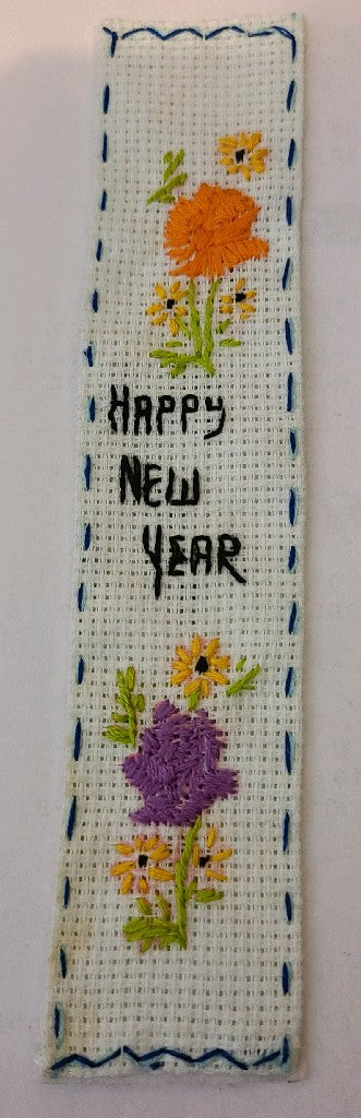 Handmade Bookmark - Happy New Year