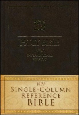NIV Single Column Reference Bible