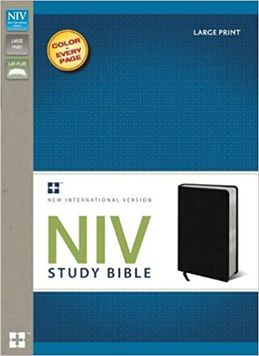 NIV Study Bible, Large Print (Lrg) Leather Bound