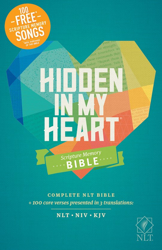 NLT Hidden In My Heart Scripture Memory Bible-Softcover