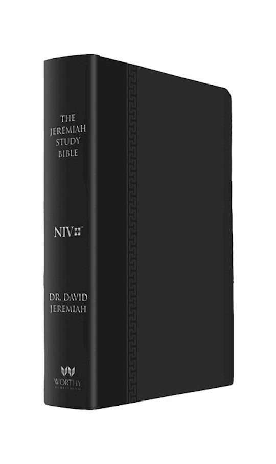 NIV Jeremiah Study Bible - Black Leatherluxe with Burnished Edges