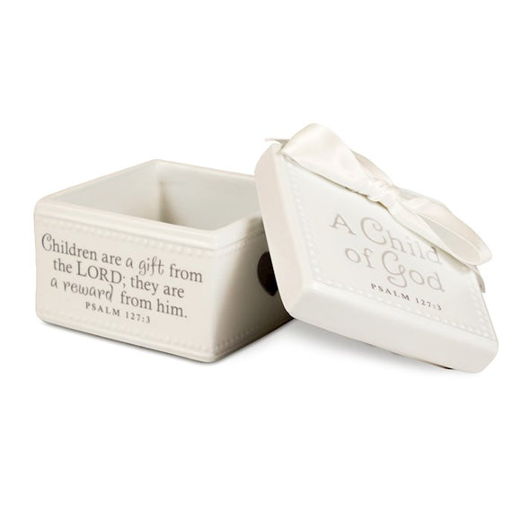 Keepsake Box - Child Of God White