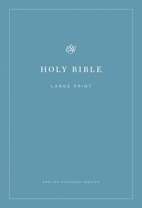 ESV Economy Bible/Large Print-Blue Softcover