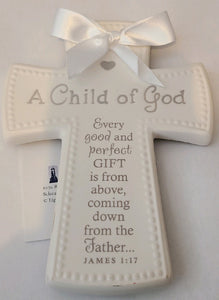 A Child of God ceramic Cross