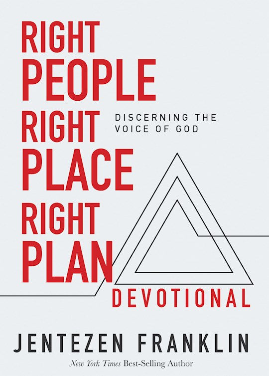 Right People Right Place Right Plan Devotional - Hard cover