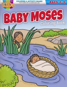 Baby Moses Coloring Activity Book (Ages 2-4) Exodus 1:8-2:10