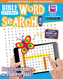 Bible Story Word Search Fun An Augmented Reality Wipe-Clean Book