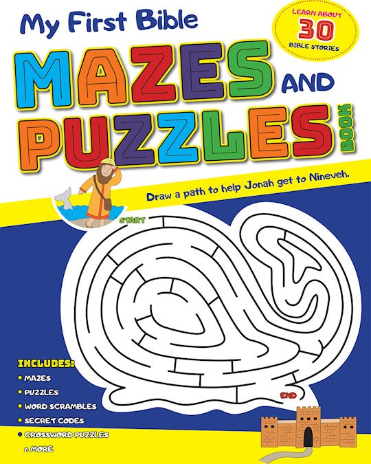 My First Bible Mazes And Puzzles Book