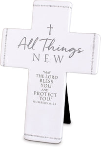 All Things New resin Cross