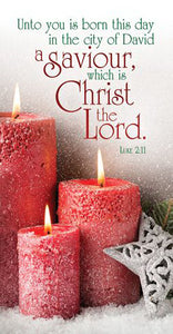 A Saviour Which Is Christ The Lord Christmas Offering Envelopes