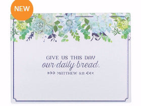 Glass Cutting Board - Our Daily Bread (Matt 6:11) - Large