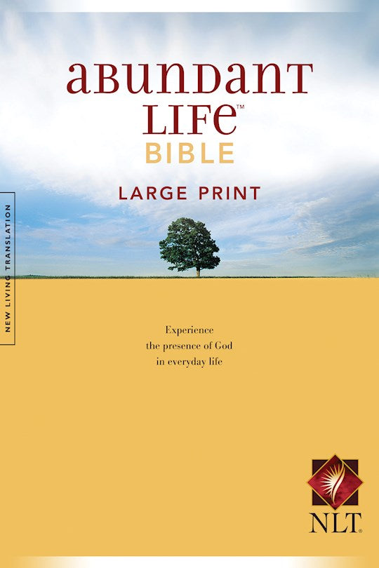 NLT Abundant Life Bible/Large Print-Softcover