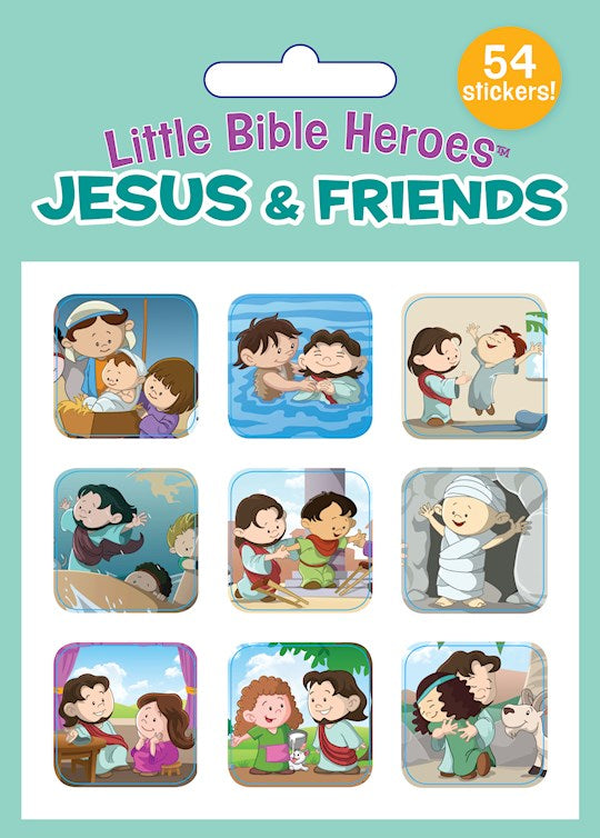 Stickers - Jesus and Friends Little Bible Heroes