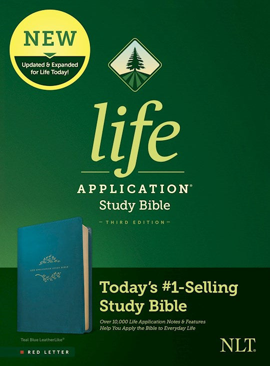 Life Application Bible NLT 3rd Ed. Teal Leatherlike